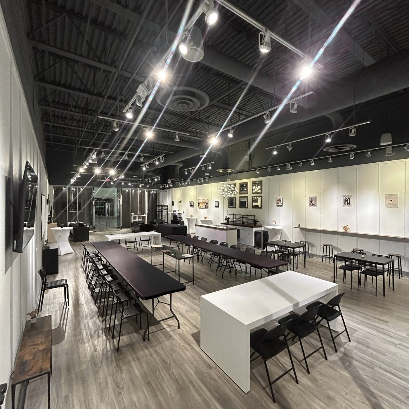 Wide view of the open main floor